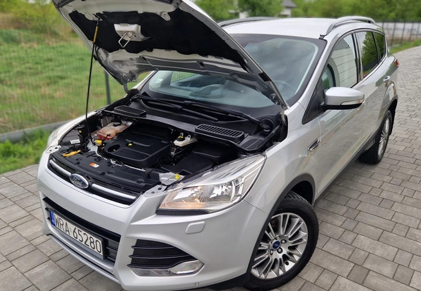 Ford Kuga cena 39990 przebieg: 203687, rok produkcji 2013 z Terespol małe 154